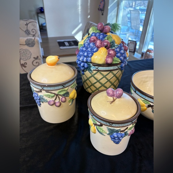 Vintage 4 pc Set Mikasa Garden Harvest Pattern - Picture 2 of 16